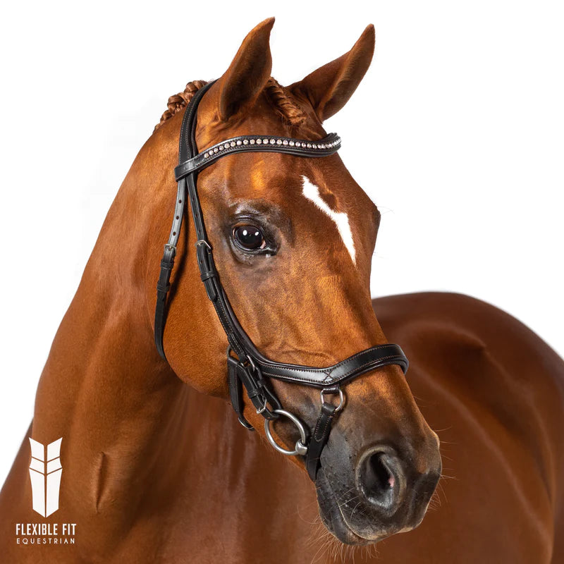 Premium Havana Comfort Bridle 'Allura'