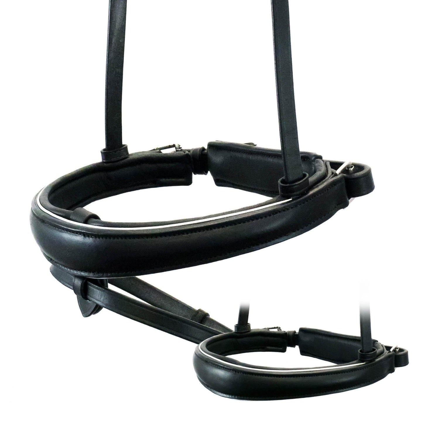 Premium Black Snaffle Bridle 'Columbus'