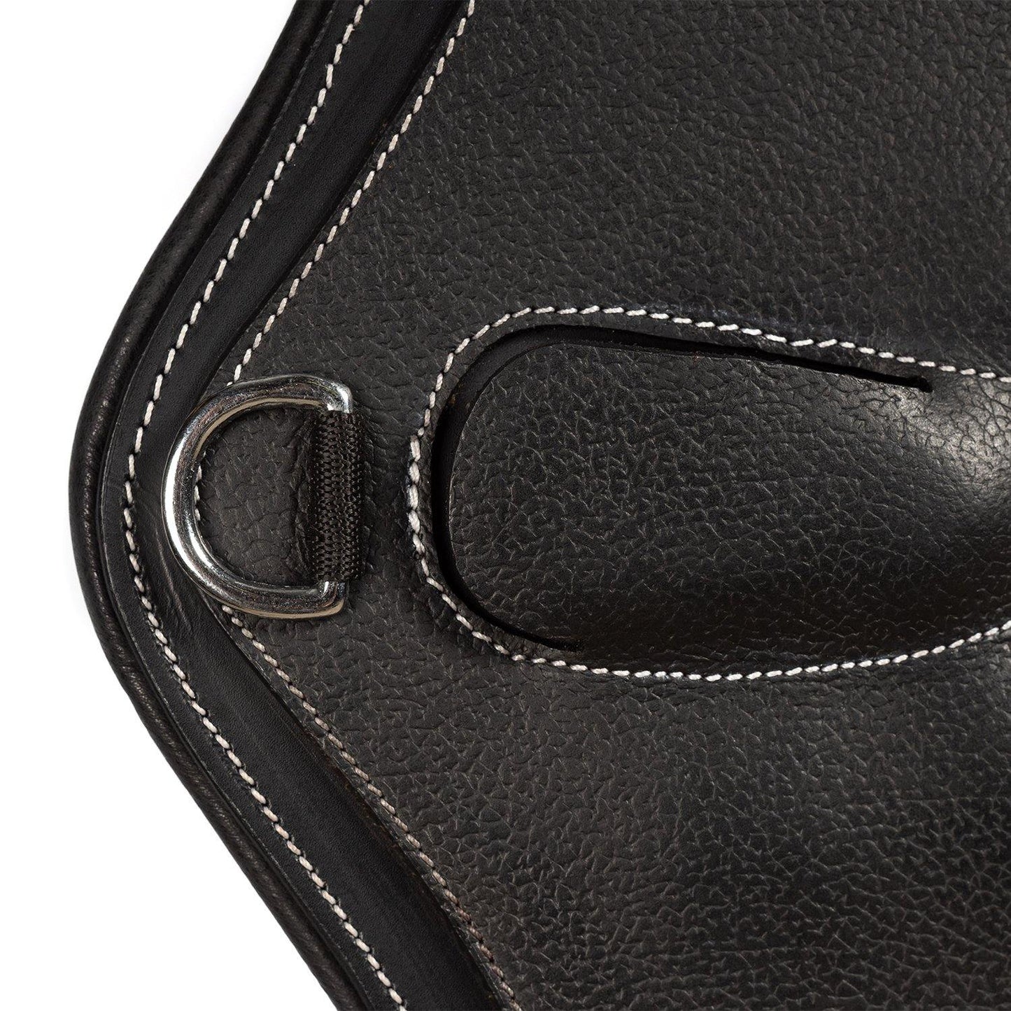 AR ANATOMICAL GEL PADDED GRAIN OVERLAY - BLACK STUD GUARD - Flexible Fit Equestrian Australia