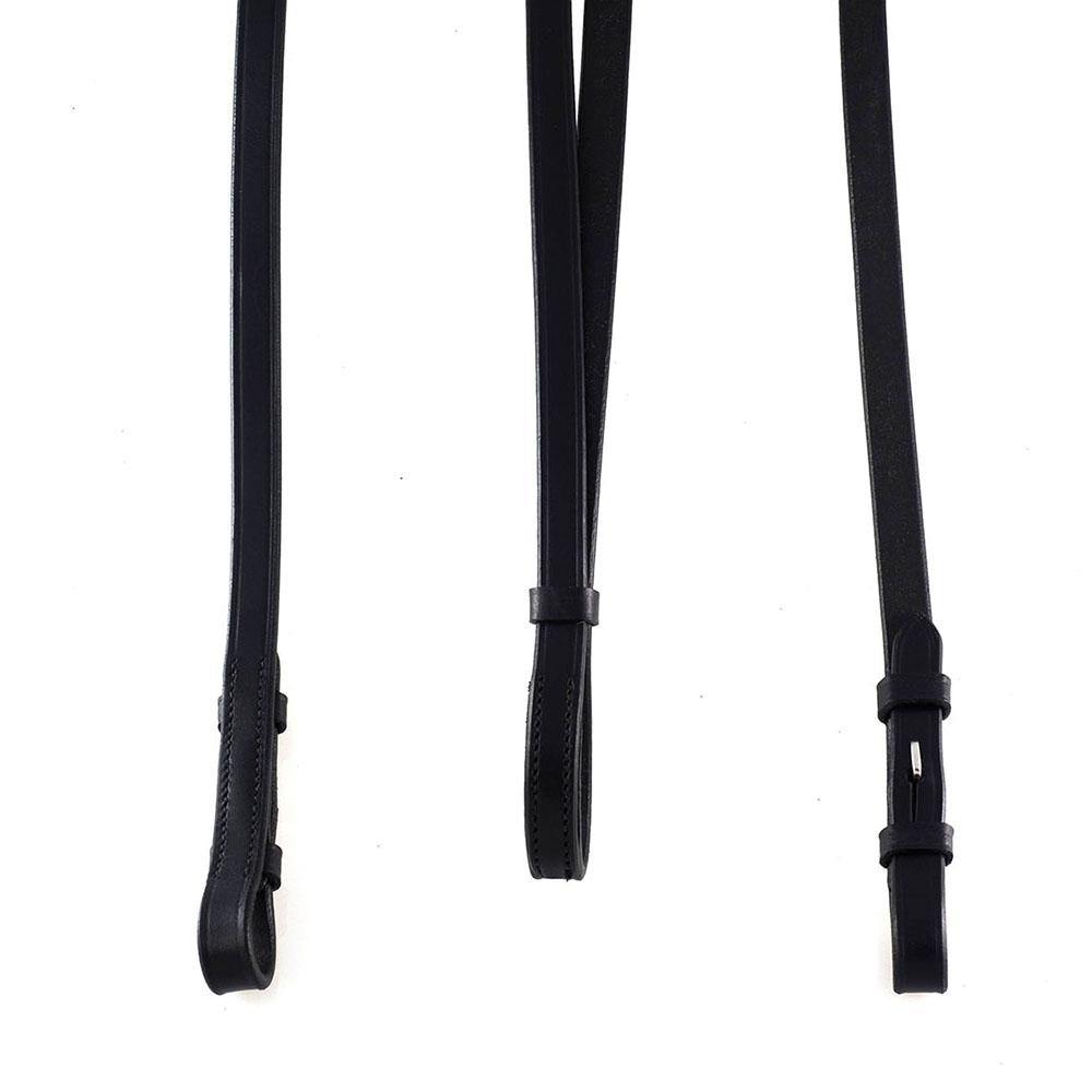 CURB BLACK REINS - Flexible Fit Equestrian Australia