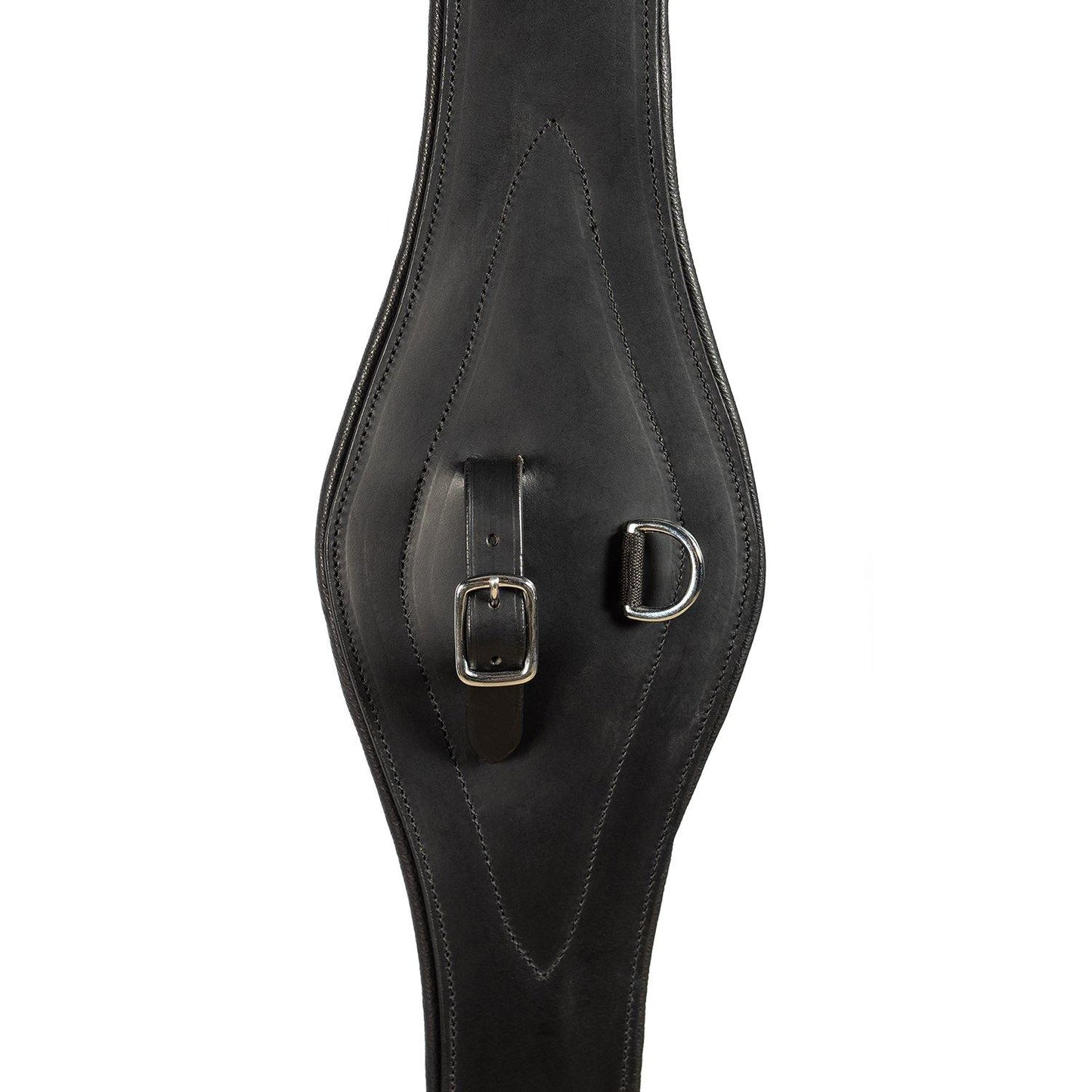 LONG GEL PADDED BELLY GIRTH - BLACK - Flexible Fit Equestrian Australia