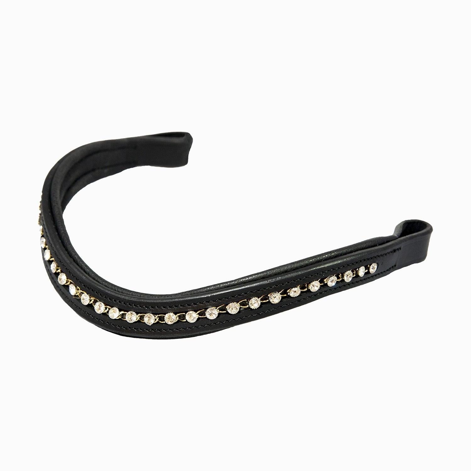 Oval & Clear Wave - Black Browband - Flexible Fit Equestrian Australia