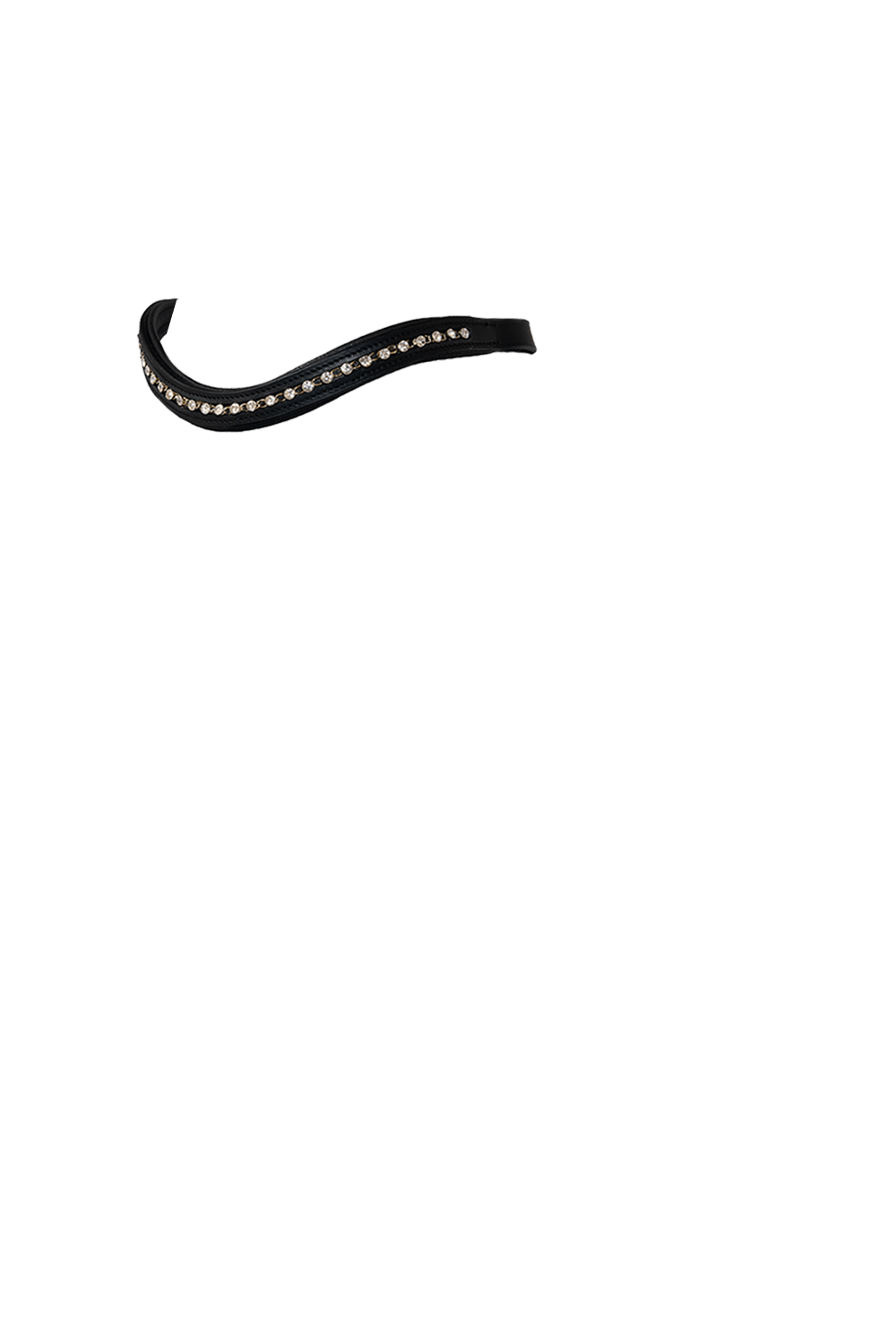 Oval & Clear Wave - Black Browband - Flexible Fit Equestrian Australia