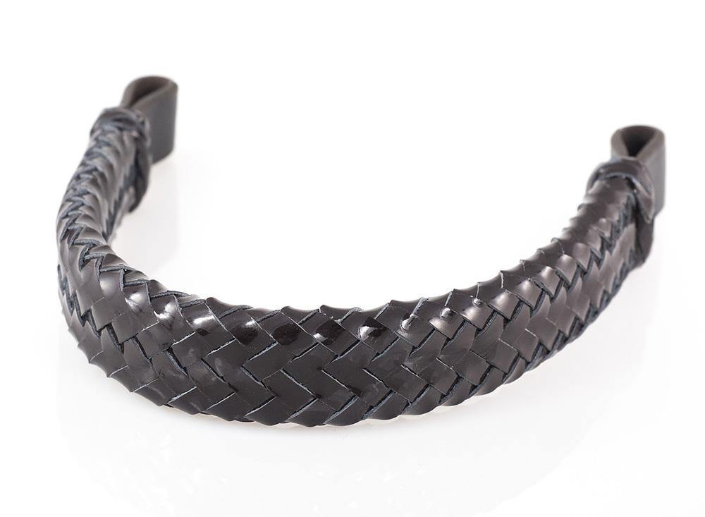 PATENT PLAITED - HAVANA BROWBAND - Flexible Fit Equestrian Australia