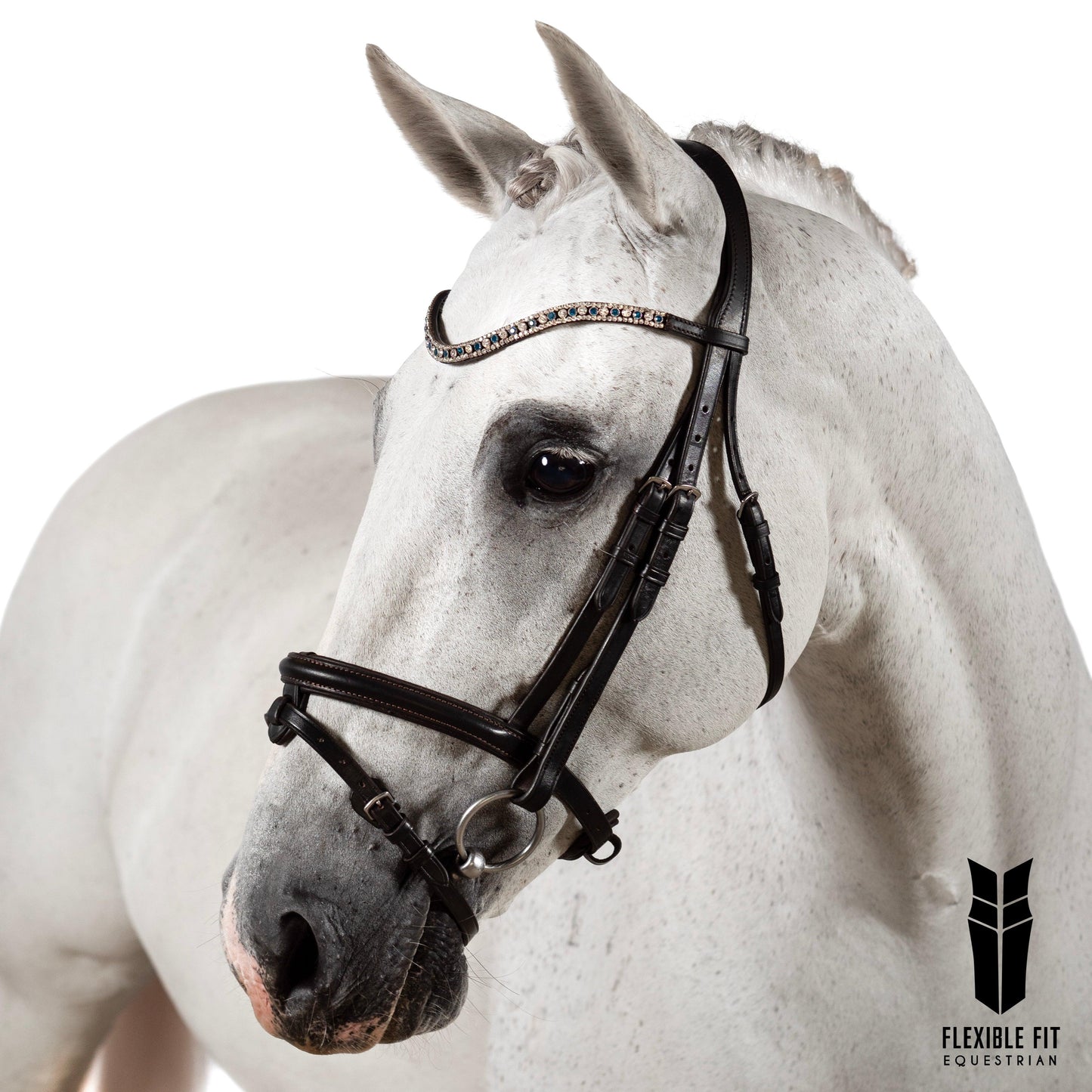 Premium Havana Snaffle Bridle 'Harmony' - Flexible Fit Equestrian Australia