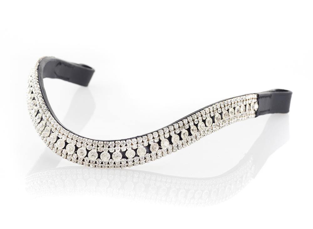 PRINCESS WAVE - BLACK BROWBAND - Flexible Fit Equestrian Australia