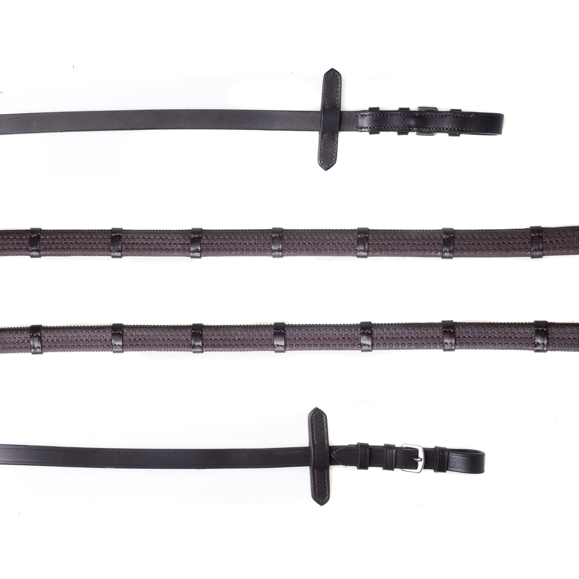 RUBBER GRIP HAVANA REINS - Flexible Fit Equestrian Australia