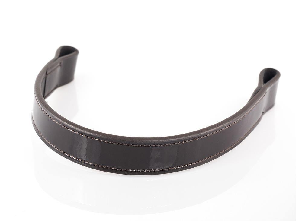 PATENT FLAT - HAVANA BROWBAND - Flexible Fit Equestrian Australia