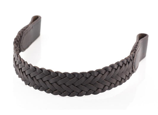 Weave Overlay - Havana Browband - Flexible Fit Equestrian Australia