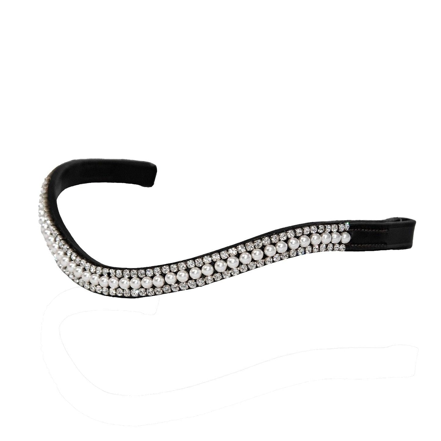 Premium Black Snaffle Bridle 'Jewel'